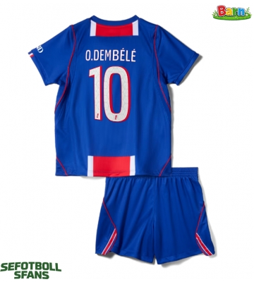 Paris Saint-Germain Ousmane Dembele #10 Hemmaställ Barn 2026-27 Kortärmad (+ Korta byxor)